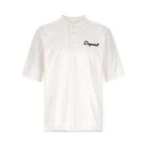 Dsquared² White Cotton Polo Men's Shirt